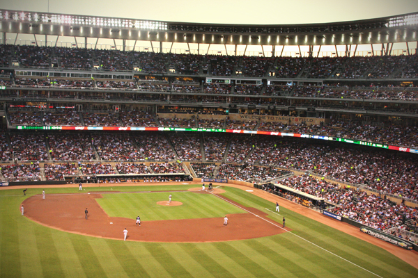 target field seating view. to take in Target Field.